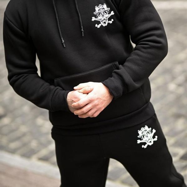 Спортивный костюм с принтом DINNER Худи + Брюки 3XL черный buy94206sts-3XL фото