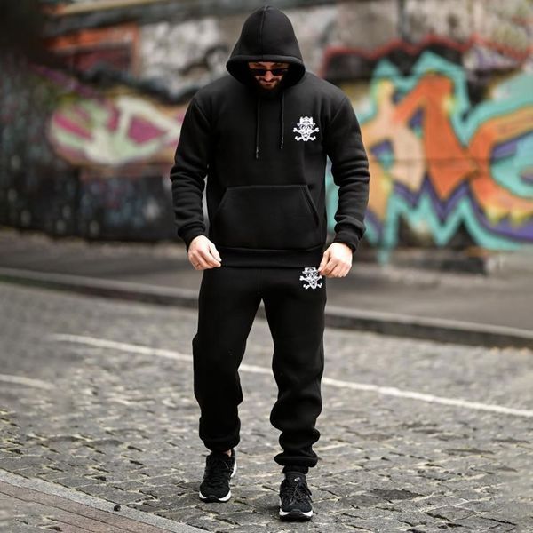 Спортивный костюм с принтом DINNER Худи + Брюки 3XL черный buy94206sts-3XL фото