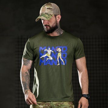Футболка Selion Coolmax з принтом Manto 3XL олива buy96891sts-3XL фото