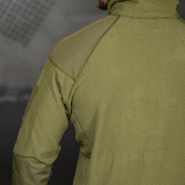 Тактична Флісова Кофта Light Grid M олива buy97221sts-M фото