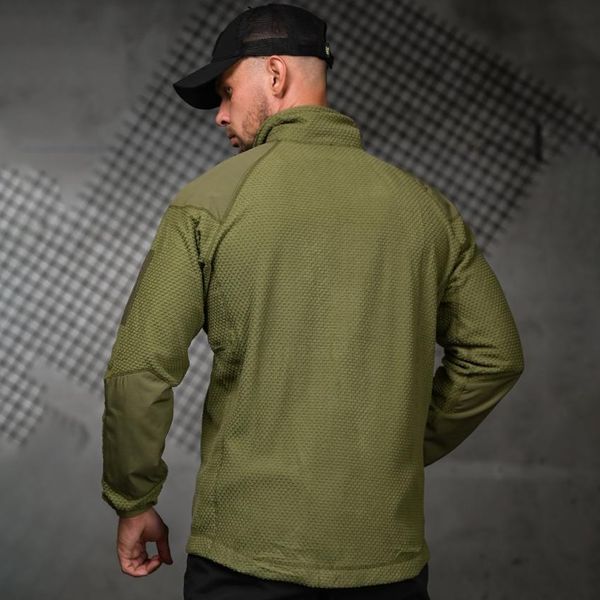 Тактична Флісова Кофта Light Grid M олива buy97221sts-M фото