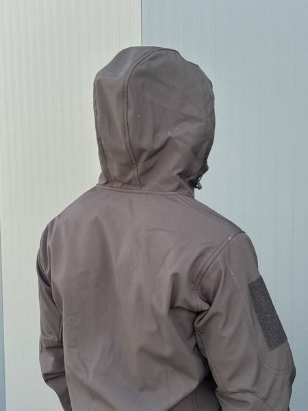 Куртка Софтшел на флісі чорна розмір 3XL for00622sts-3XL фото
