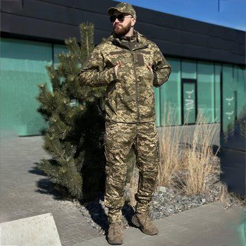Форма Military DE LUX 3в1 Куртка с капюшоном и Брюки + Убакс 5XL пиксель for02791sts-5XL фото