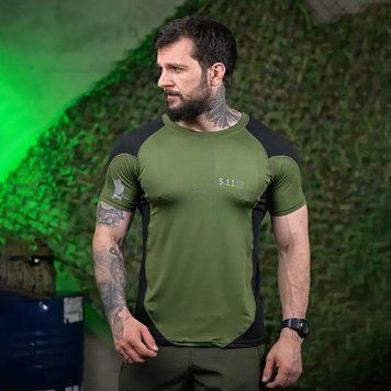 Футболка 5.11 джерси олива с черным размер XL buy92798sts-XL фото