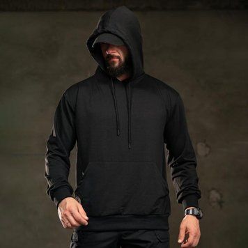 Худі Trenash з принтом ОТАМАН M чорне buy97096sts-M фото