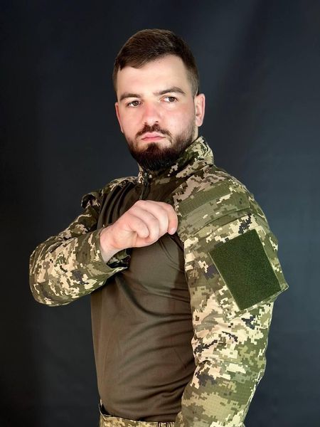 Чоловіча Сорочка ріп-стоп з велкро липучками піксель розмір 2XL for01394sts-2XL фото