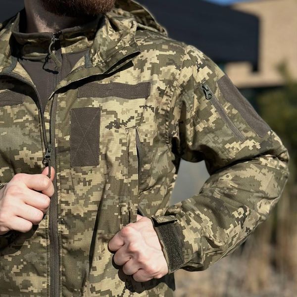 Форма Military DE LUX 3в1 Куртка с капюшоном и Брюки + Убакс 5XL пиксель for02791sts-5XL фото