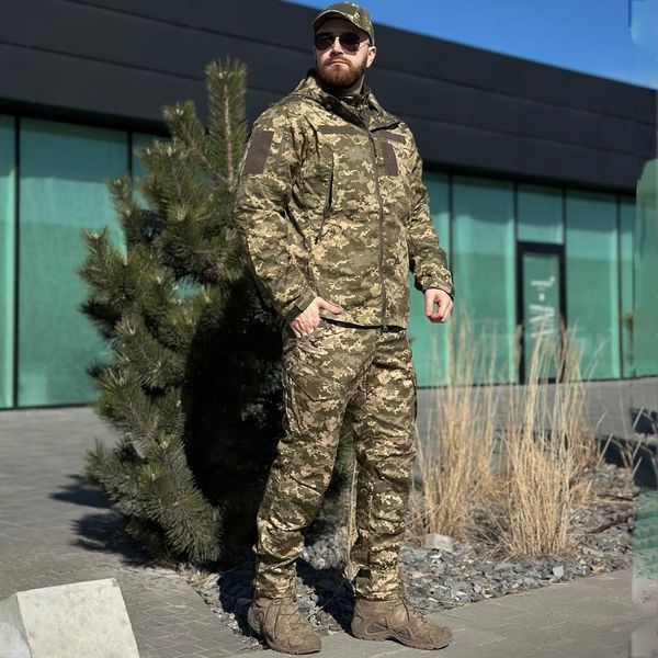 Форма Military DE LUX 3в1 Куртка с капюшоном и Брюки + Убакс 5XL пиксель for02791sts-5XL фото