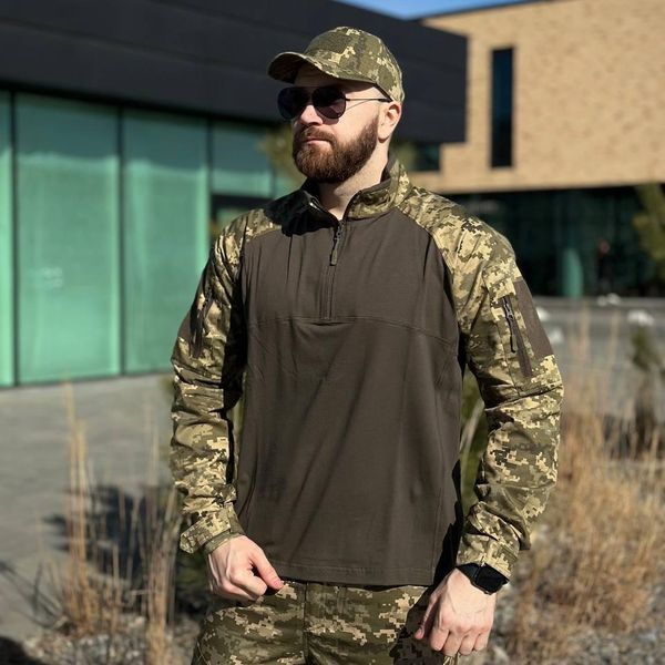 Форма Military DE LUX 3в1 Куртка с капюшоном и Брюки + Убакс 5XL пиксель for02791sts-5XL фото