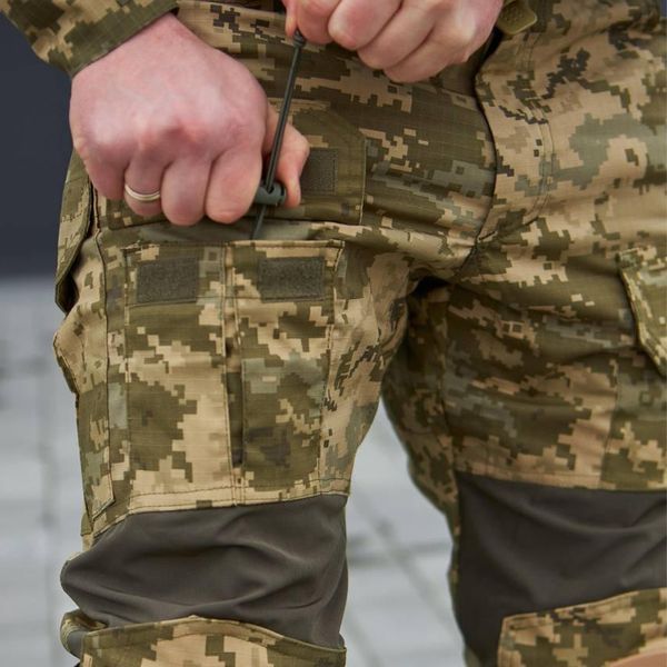 Тактичні Штани R-Military з наколінниками та еластичними вставками S піксель forFLEXпіксsts-S фото
