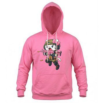 Милитари Худи Faxis Двонитка с принтом Hello Kitty 3XL розовое buy95645sts-3XL фото