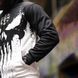 Мужское Худи на Флисе с принтом PANISHER S черно-белое buy94753sts-S фото 8