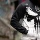 Мужское Худи на Флисе с принтом PANISHER S черно-белое buy94753sts-S фото 6