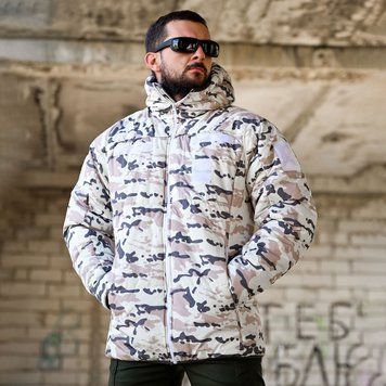 Куртка мембранна з каюшоном M білий мультикам buy59652sts-M фото