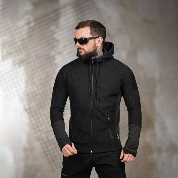 Флисовая Кофта 7.62 Tactical с эластичными вставками 3XL черная buy94216sts-3XL фото