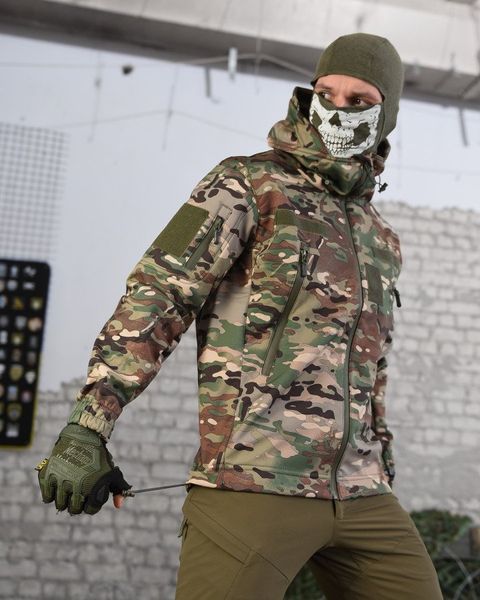 Куртка Recruit софтшел з капюшоном та велкро липучками 2XL мультикам  buy88491sts-2XL фото