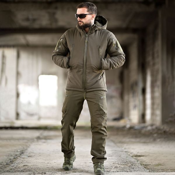 Зимова Форма Pancer Softshell Куртка на Omni-Heat та Штани 3XL олива buy94701sts-3XL фото
