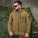 Кофта Флисовая с Капюшоном и принтом Верный НАВСЕГДА 2XL койот buy50880sts-2XL фото 8