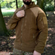 Чоловіча Флісова кофта з капюшоном койот розмір 3XL for01596-3XL фото 3