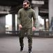Флисовый Спортивный Костюм Куртка с капюшоном и брюки 3XL олива buy94765sts-3XL фото 1