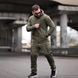 Флисовый Спортивный Костюм Куртка с капюшоном и брюки 3XL олива buy94765sts-3XL фото 3