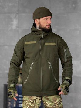 Куртка Lion Softshell з липучками під шеврони олива розмір XL buy91272sts-XL фото