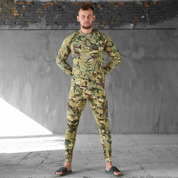 Чоловіча термобілизна на флісі мультикам розмір 2XL buy19371sts-2XL фото