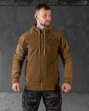 Флісова Кофта Руни з капюшоном койот розмір 3XL buy89235sts-3XL фото