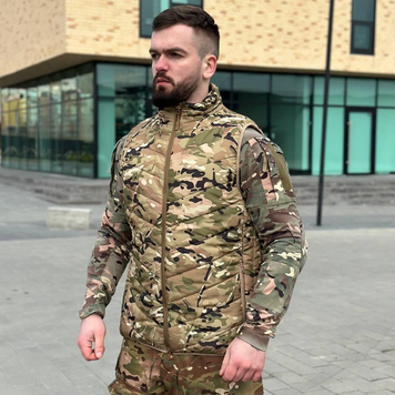Демісезонна Жилетка мультикам розмір 3XL for00956sts-3XL фото