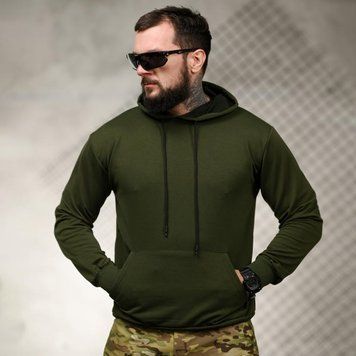 Худи Trenash Двунитка с принтом Казачьему Роду Нет Перевода 3XL олива buy95827sts-3XL фото