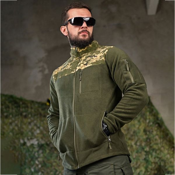 Флісова Кофта LOBO з липучками під шеврони 2XL піксель buy55658sts-2XL фото