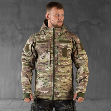 Зимняя Куртка на силиконе с липучками под шевроны мультикам размер 4XL buy89362sts-4XL фото
