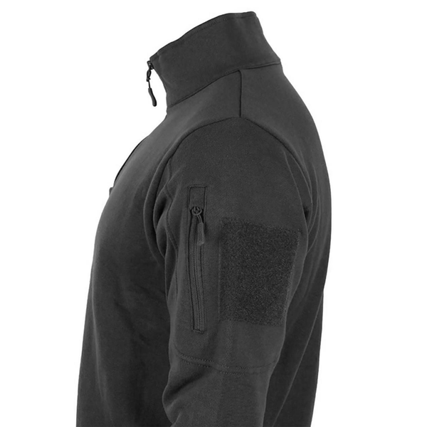 Флісова кофта з липучками для шевронів чорна розмір 3XL for01830sts-3XL фото
