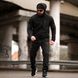 Флисовый Спортивный Костюм Куртка с капюшоном и Брюки 3XL черный buy94763sts-3XL фото 3