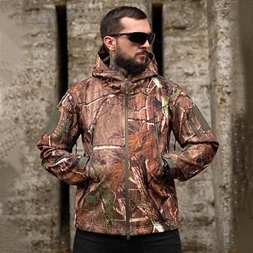 Демісезонна Куртка Silver Knight Wood Softshell на флісі 2XL камуфляж buy93636sts-2XL фото