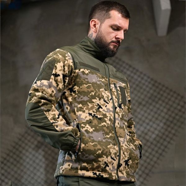 Флисовая кофта Termit с липучками для шевронов 3XL пиксель buy93596sts-3XL фото