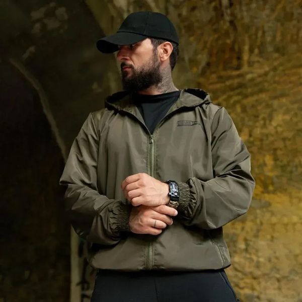 Вітровка Мілітарі Born of War з принтом Para Bellum S олива buy97069sts-S фото