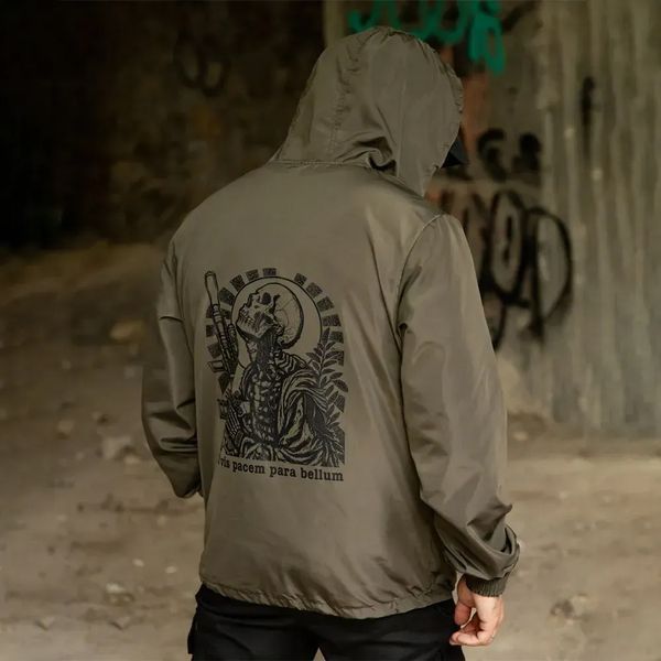 Вітровка Мілітарі Born of War з принтом Para Bellum S олива buy97069sts-S фото