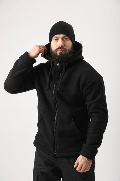 Флісова Кофта-Куртка Грізлі чорна розмір 3XL for02217sts-3XL фото