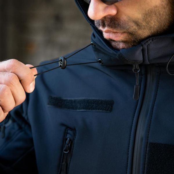 Куртка ДСНС Softshell на флісі  з капюшоном S синя  buy12795sts-S фото