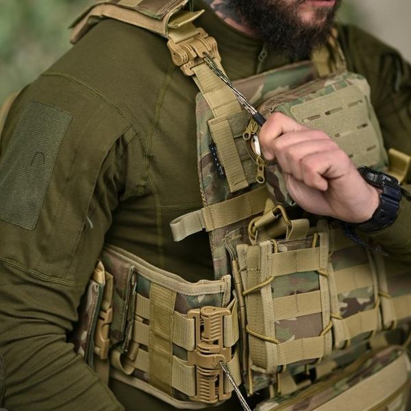 Тактическая Плитоноска 7.62 Tactical с результатами и рюкзаком мультикам buy95816sts фото