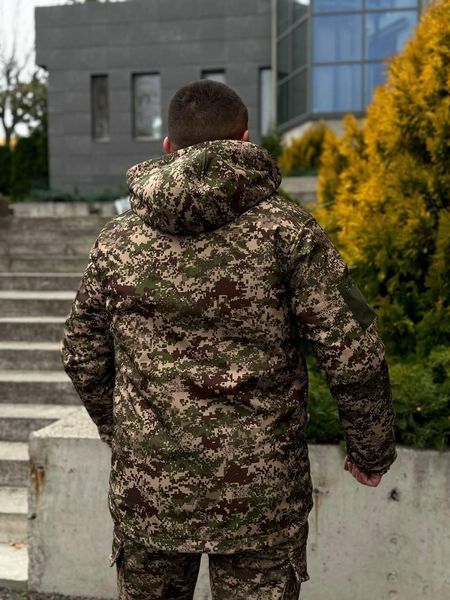 Форма софтшел Куртка з підкладкою омні-хіт + Штани на флісі хижак розмір S for02069sts-S фото