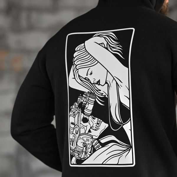 Худи Genesis на флисе с принтом LOVE 3XL черное buy94170sts-3XL фото