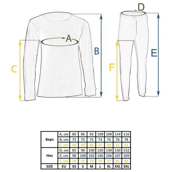 Термобелье Columbia 3XL черное for01622sts-3XL фото