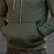 Худі Celeo на Флісі з принтом ВІРНИЙ ЗАВЖДИ 3XL олива buy89909sts-3XL фото 8