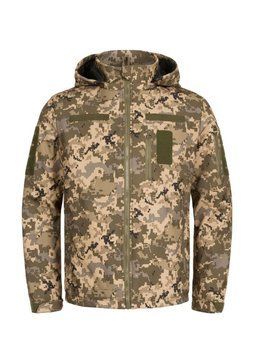 Куртка SoftShell на флісі зі знімним капюшоном 3XL піксель  for02454sts-3XL фото