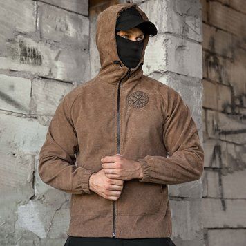 Куртка Born Of War з капюшоном та принтом Руни 3XL койот buy97491sts-3XL фото
