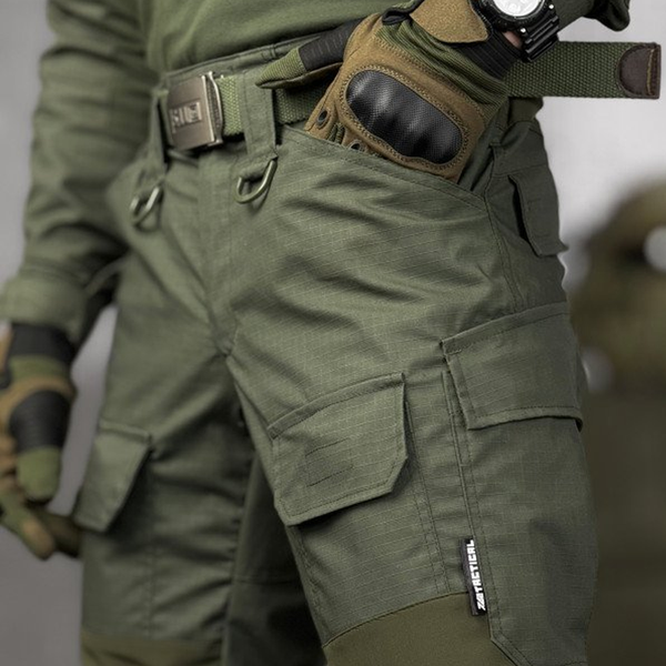 Штани Rip-Stop з еластичними вставками олива розмір 3XL buy91284sts-3XL фото