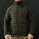 Мужская флисовая куртка олива размер 3XL for01575-3XL фото 4