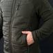 Мужская флисовая куртка олива размер 3XL for01575-3XL фото 6